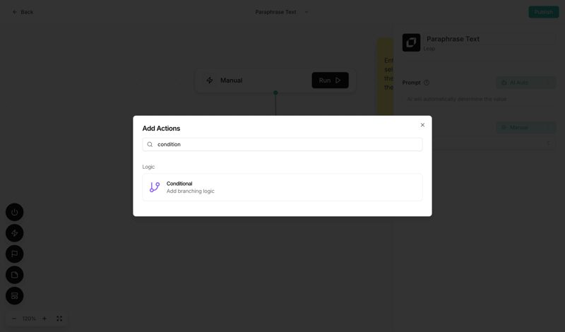 Leap
			   ux ui design