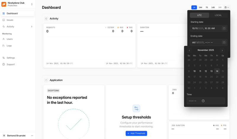 Nightwatch screen example