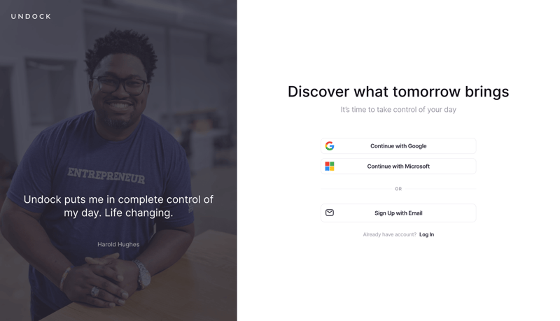 Undock
			       ux ui design