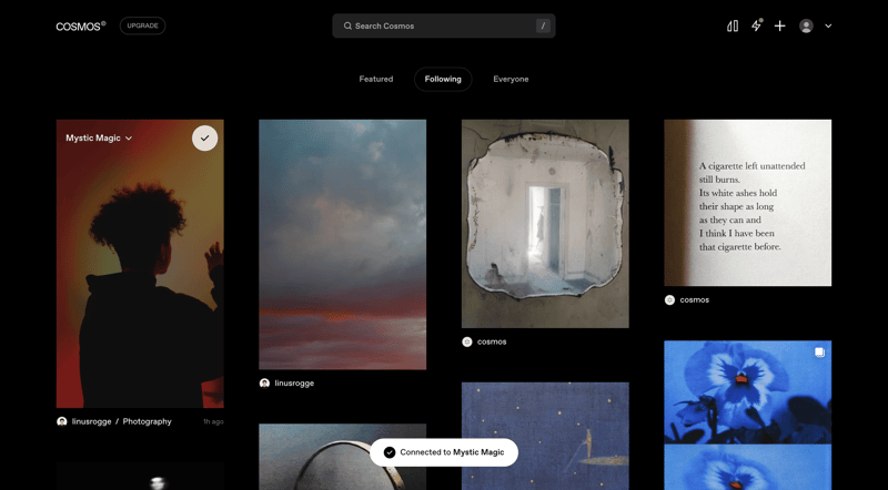Cosmos
			        ux ui design