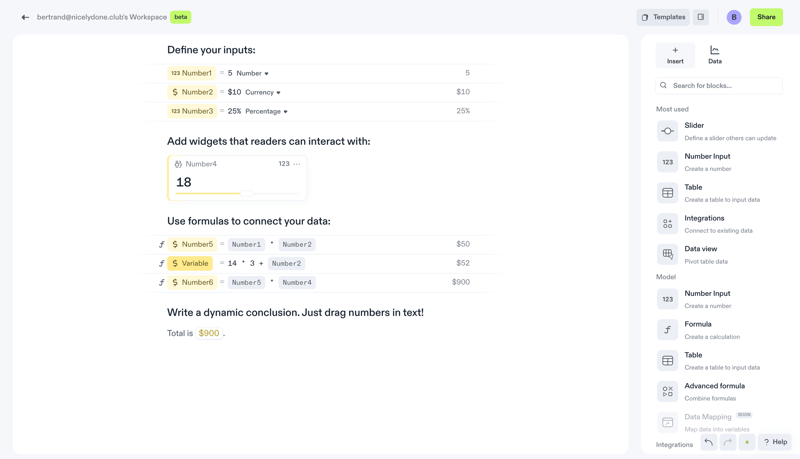 Decipad
			     ux ui design