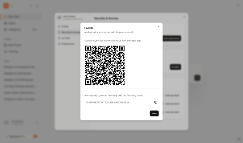 Mistral screen example