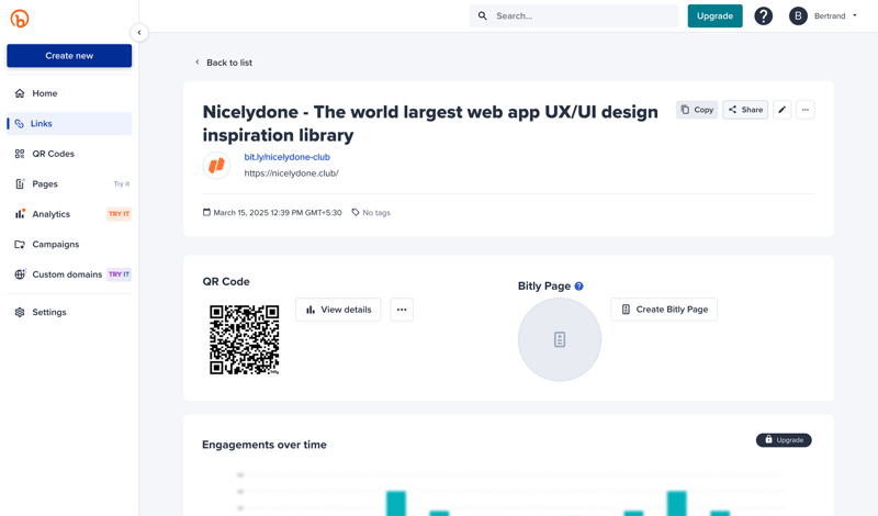 Bitly
			             ux ui design