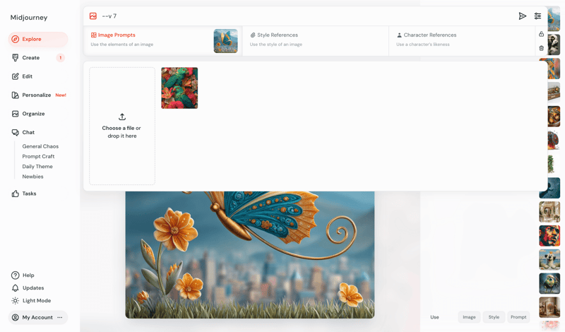 Midjourney
			       ux ui design
