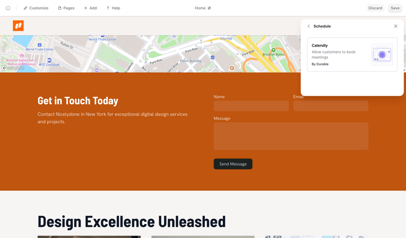 Durable screen example