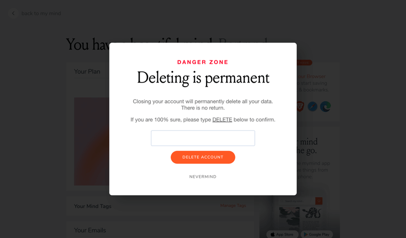 Mymind
			           ux ui design