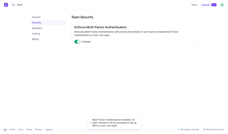 Evervault
			      ux ui design