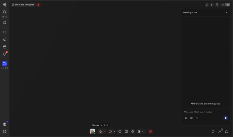 Gather screen example
