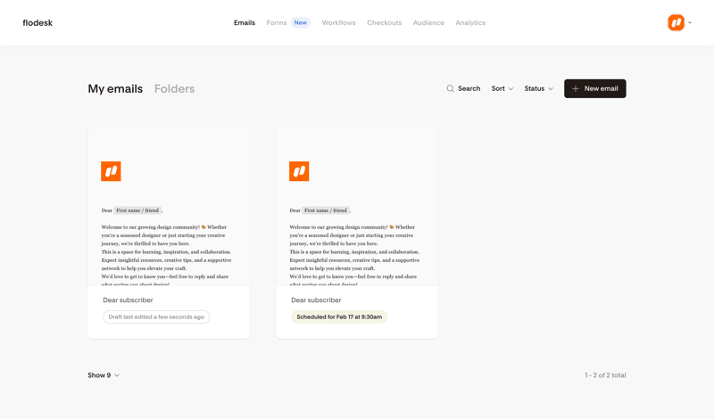 Flodesk
			      ux ui design
