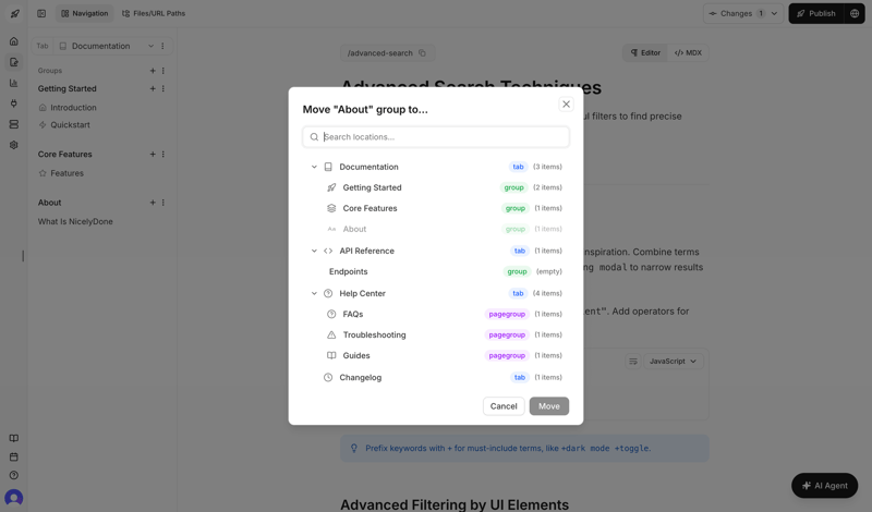 Documentation.AI screen example