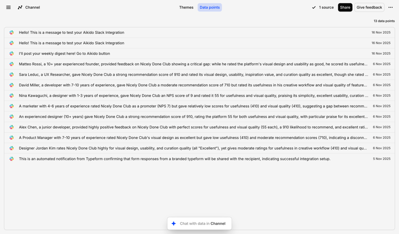 Dovetail screen example