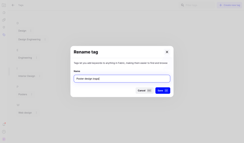 Fabric screen example