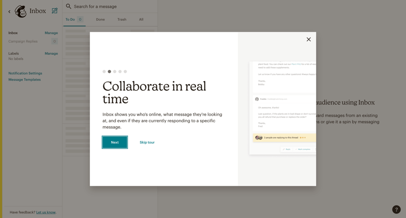 Mailchimp
			         ux ui design