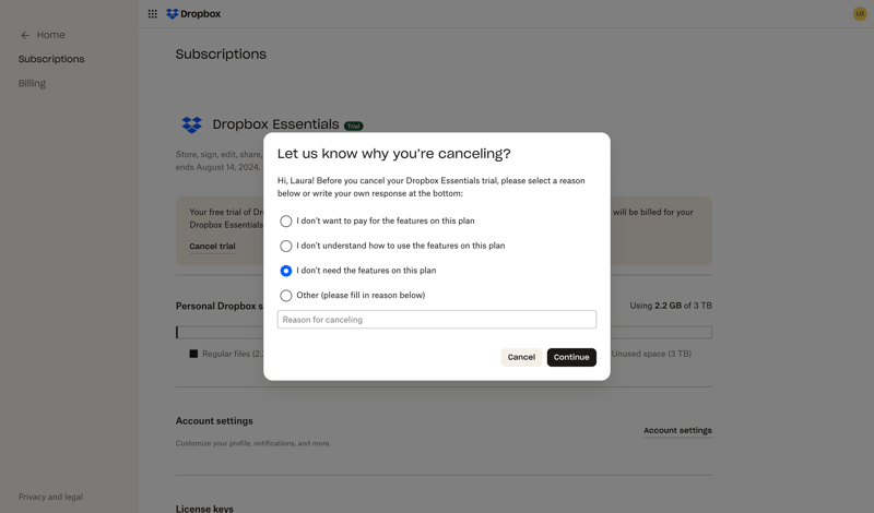 Dropbox
			       ux ui design