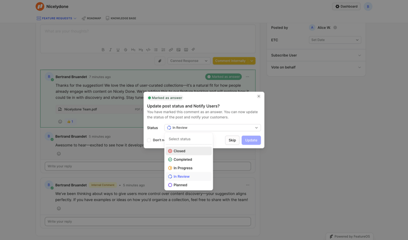 FeatureOS
			  ux ui design