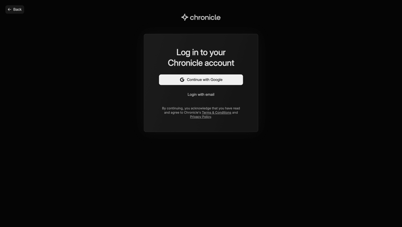Chronicle
			      ux ui design