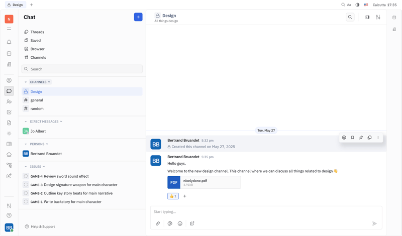 Huly
			            ux ui design