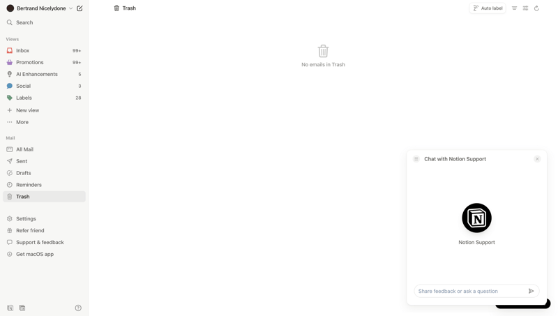 Notion Mail
			             ux ui design