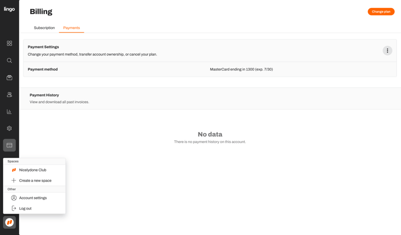 Lingo
			       ux ui design