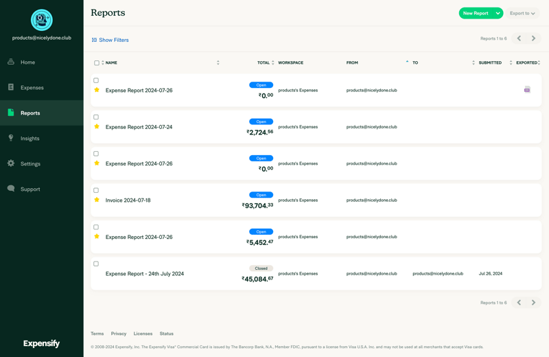 Expensify
			          ux ui design