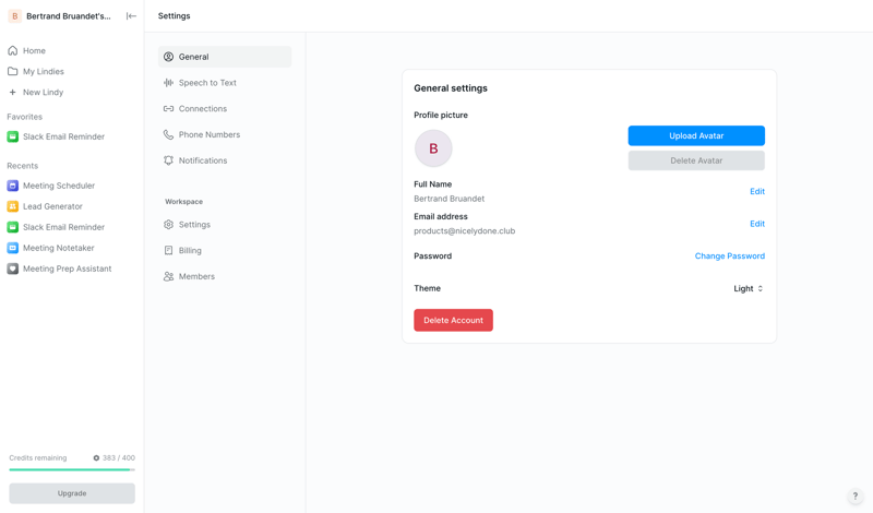 Lindy
			           ux ui design