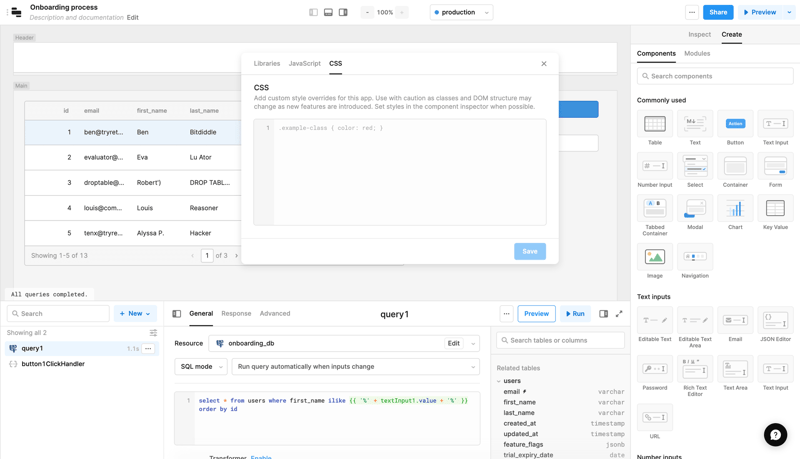 Retool
			         ux ui design