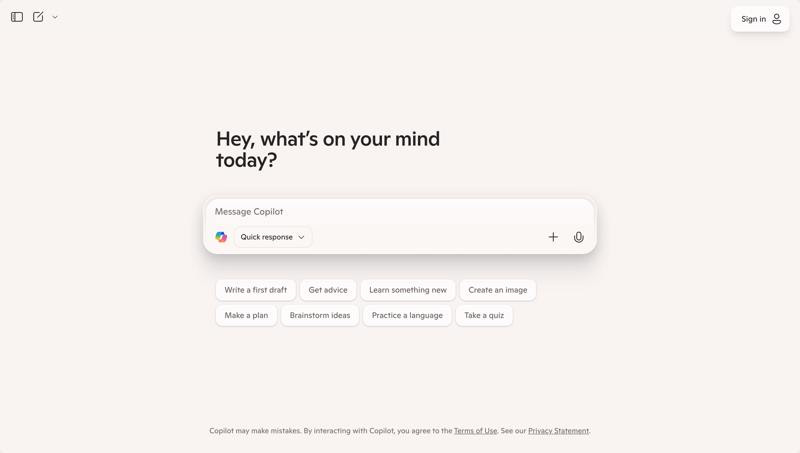 Copilot
				 page example