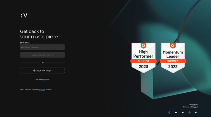 Vev
			      ux ui design