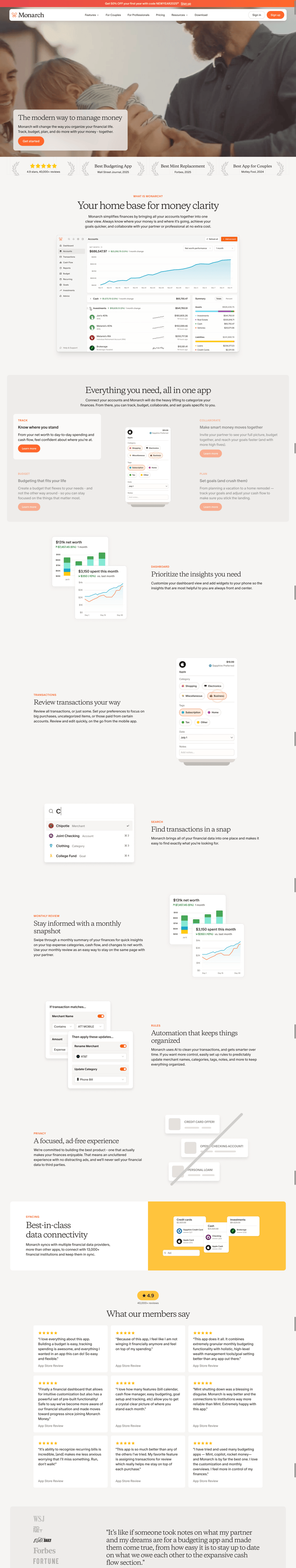 Monarch
			    ux ui design
