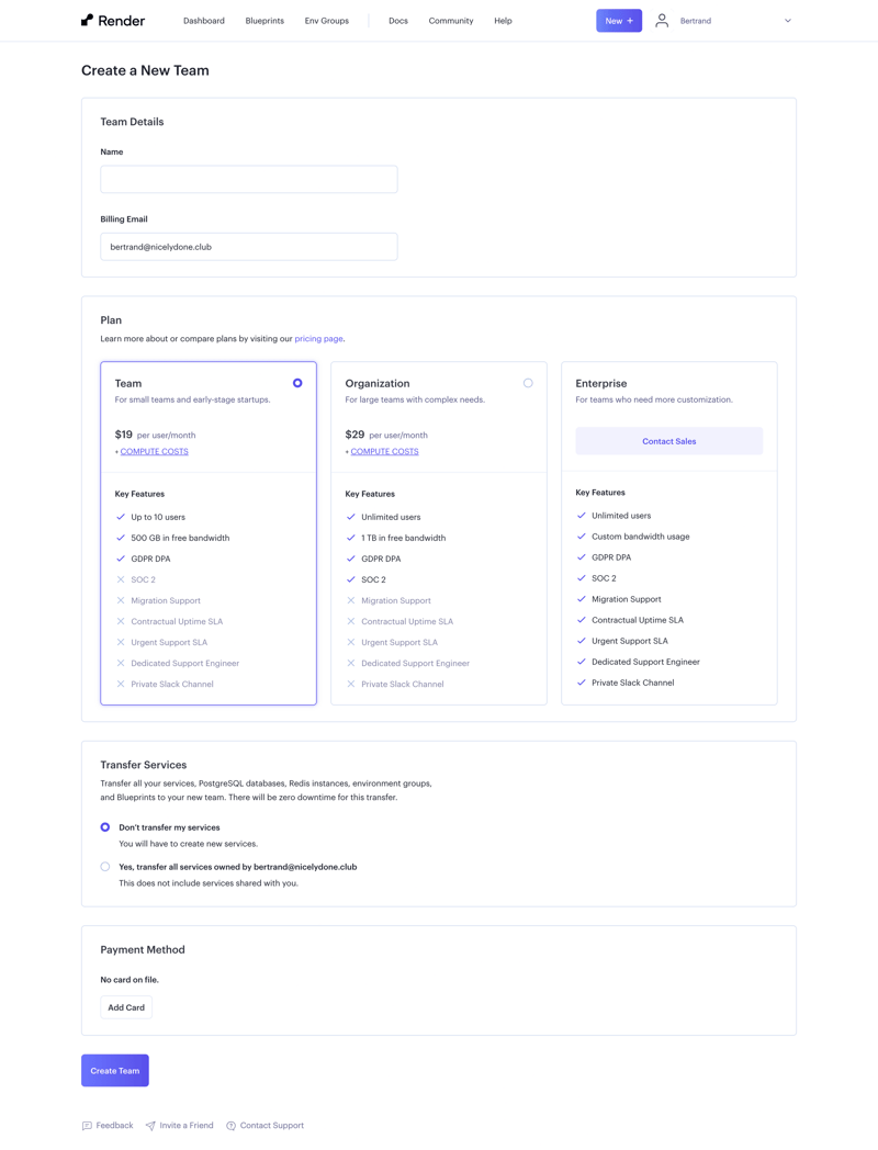 Render
			       ux ui design