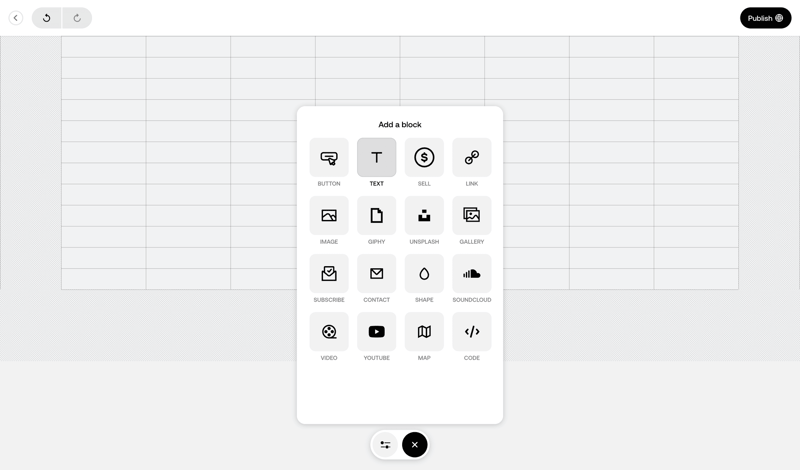 Universe screen example