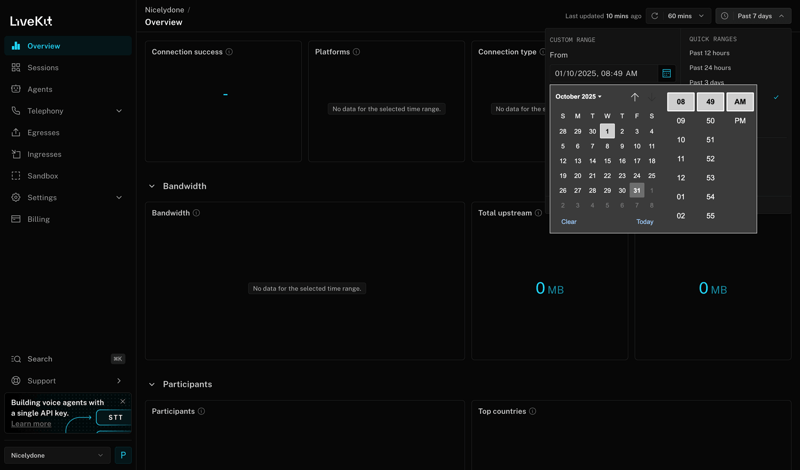 Livekit screen example