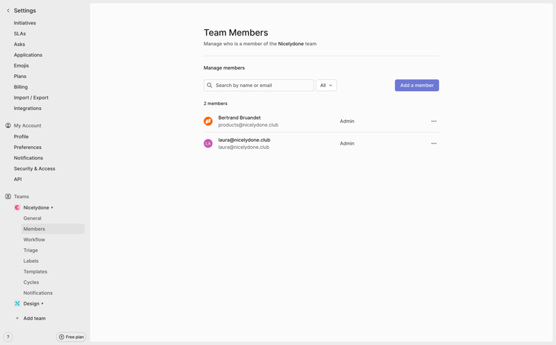 Linear
			          ux ui design