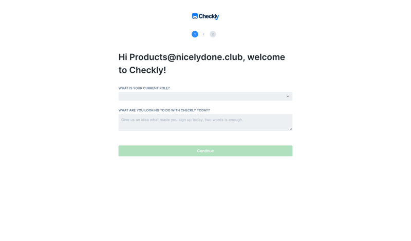 Checkly
			      ux ui design