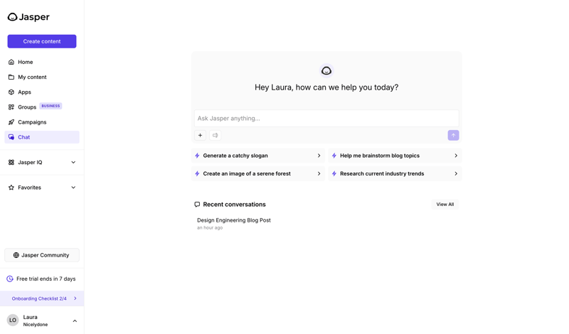 Jasper
			     ux ui design