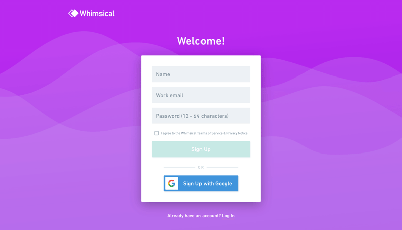 Whimsical
			      ux ui design