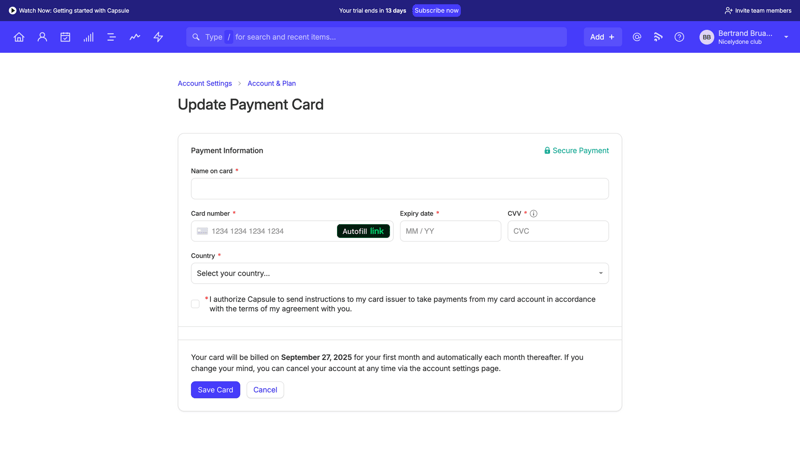Capsule
			 ux ui design