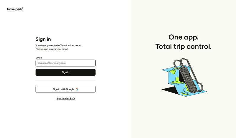 Travelperk screen example