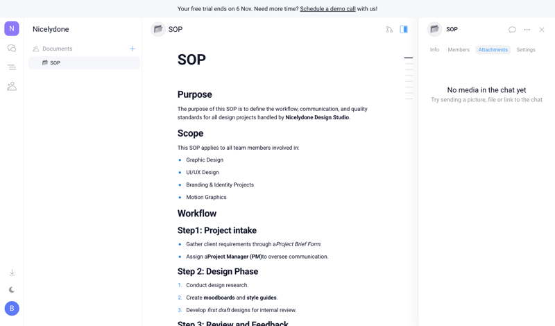 Orchestra screen example