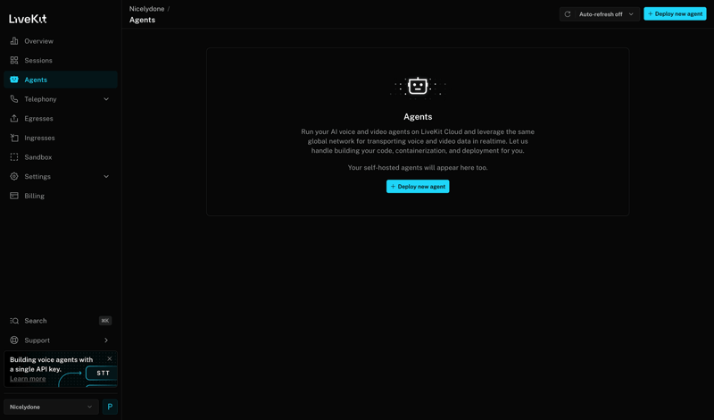 Livekit screen example