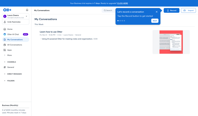 Otter
			        ux ui design