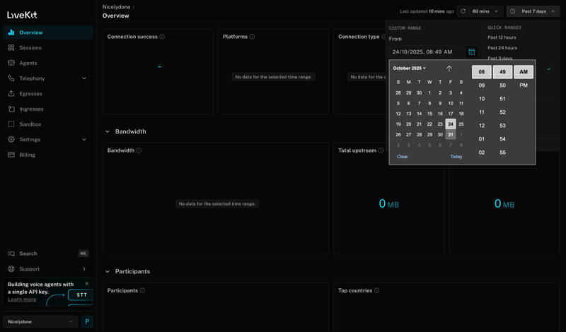 Livekit screen example