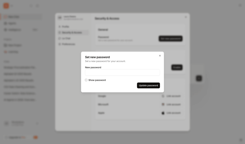 Mistral screen example