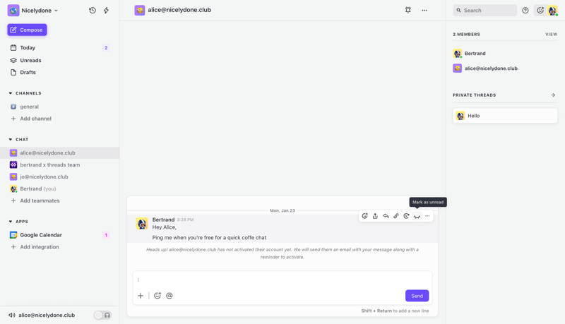 Threads
			             ux ui design