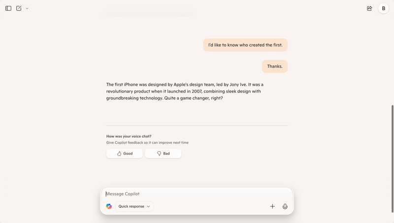 Copilot
			      ux ui design