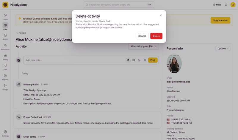 Outseta
			   ux ui design