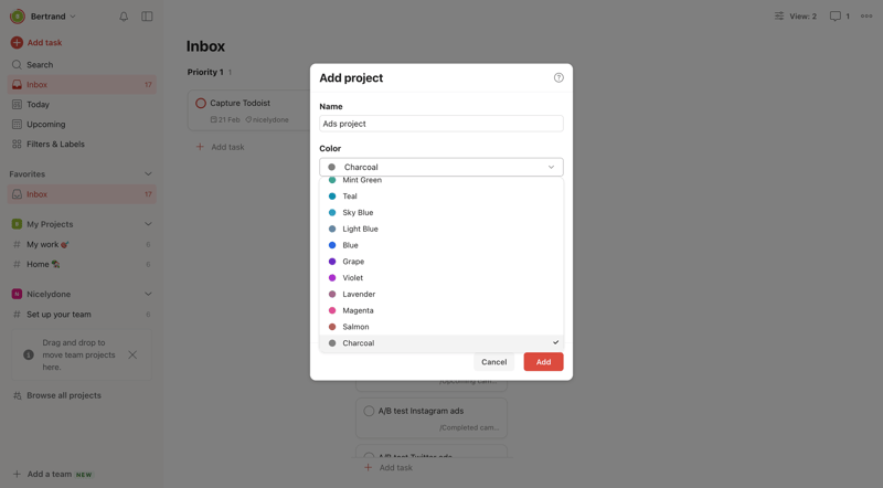 Todoist
			          ux ui design