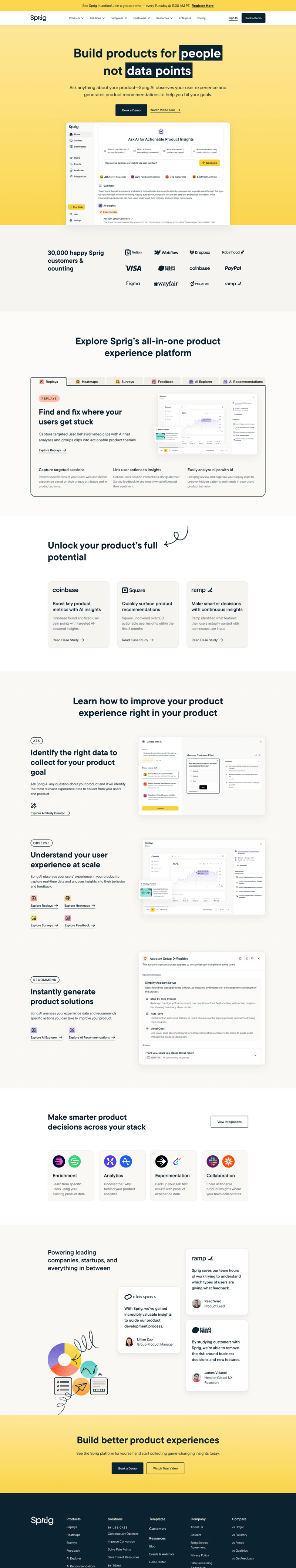 Sprig
			      ux ui design