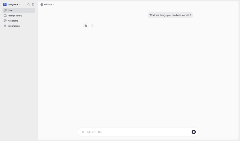 Langdock
			     ux ui design