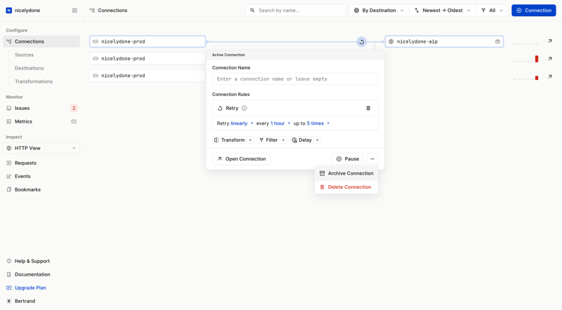 Hookdeck
			   ux ui design
